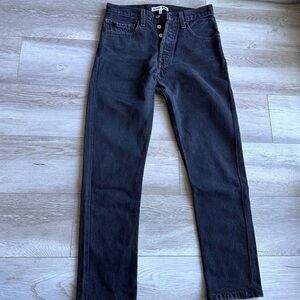 RE/DONE x LEVIS straight jeans black 25